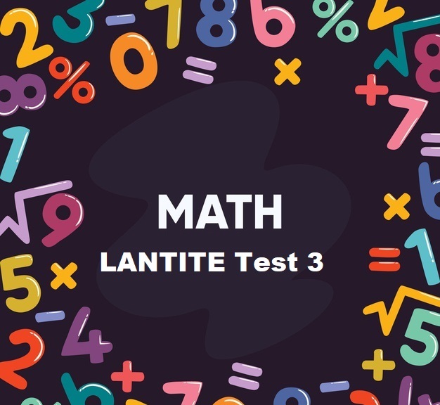 LANTITE Maths Test 3 - Free